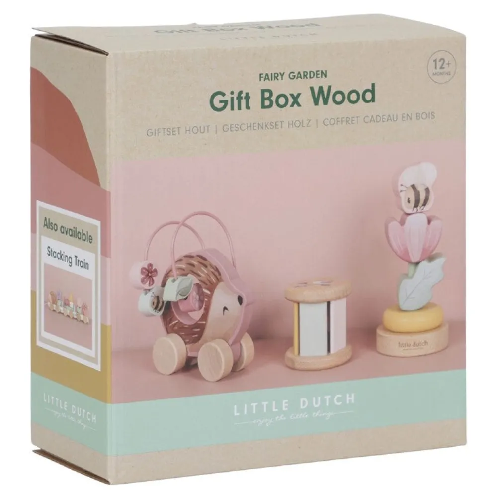 Little Dutch Caja regalo madera Fairy Garden ·*Niños Juguetes Waldorf|Juguetes Montessori