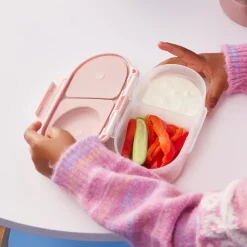 b.box Cajita snack Blush Crush ·* Cajas De Almuerzo Infantil·Sin Compartimentos