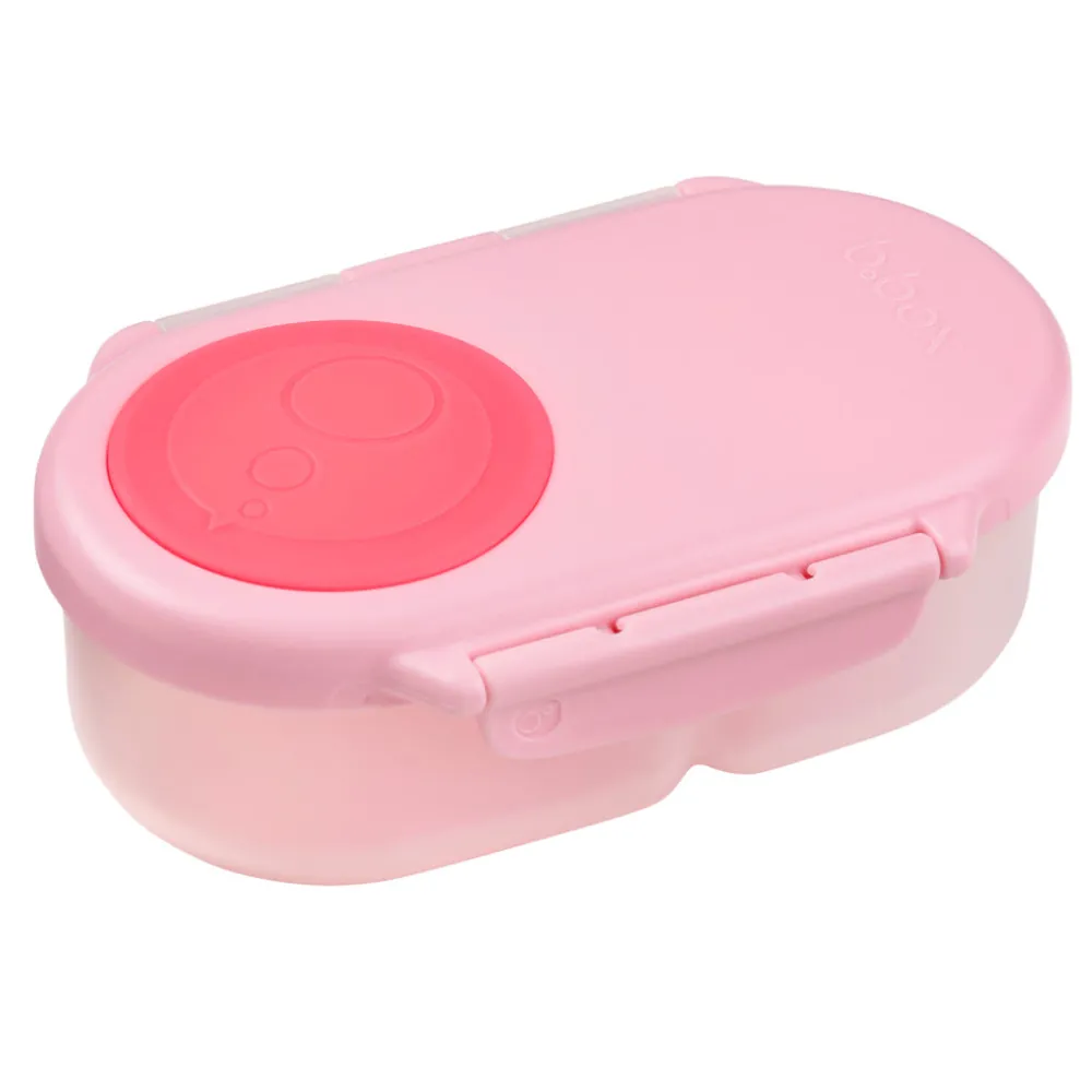 b.box Cajita snack Flamingo Fizz ·* Cajas De Almuerzo Infantil·Sin Compartimentos