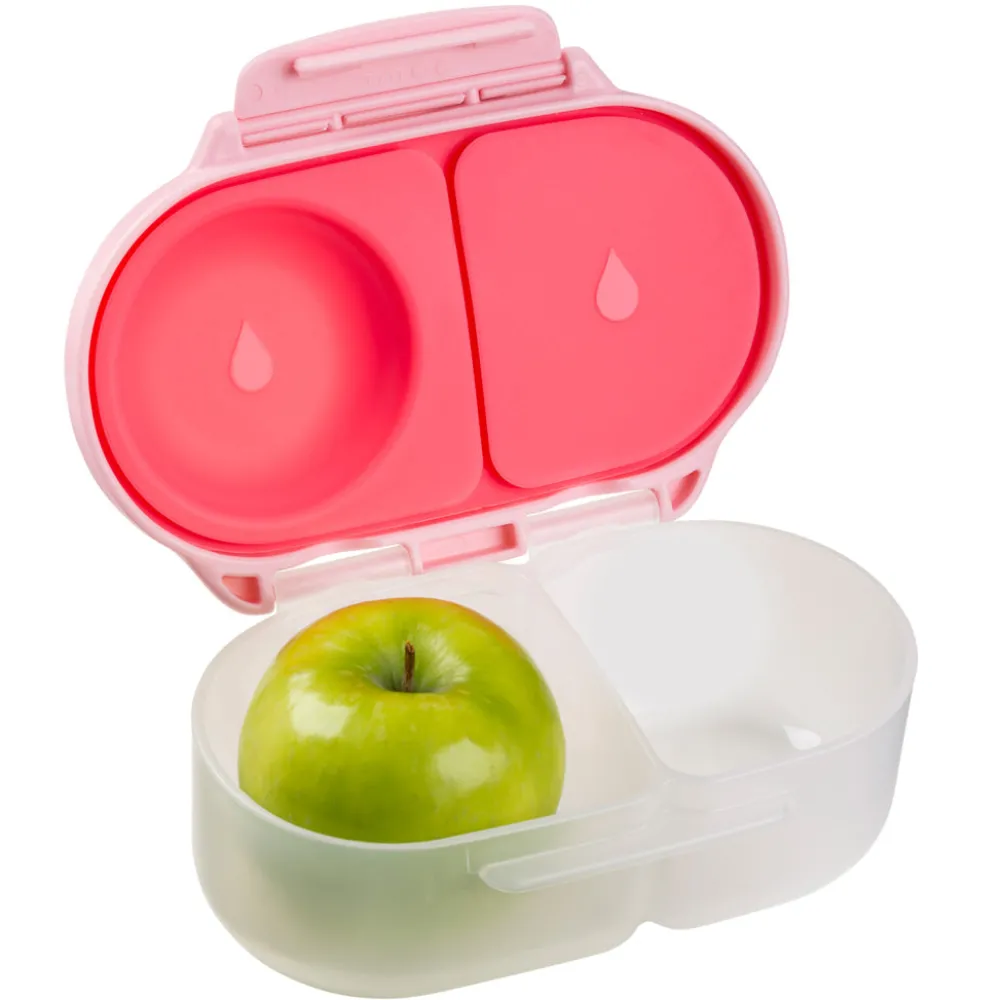 b.box Cajita snack Flamingo Fizz ·* Cajas De Almuerzo Infantil·Sin Compartimentos