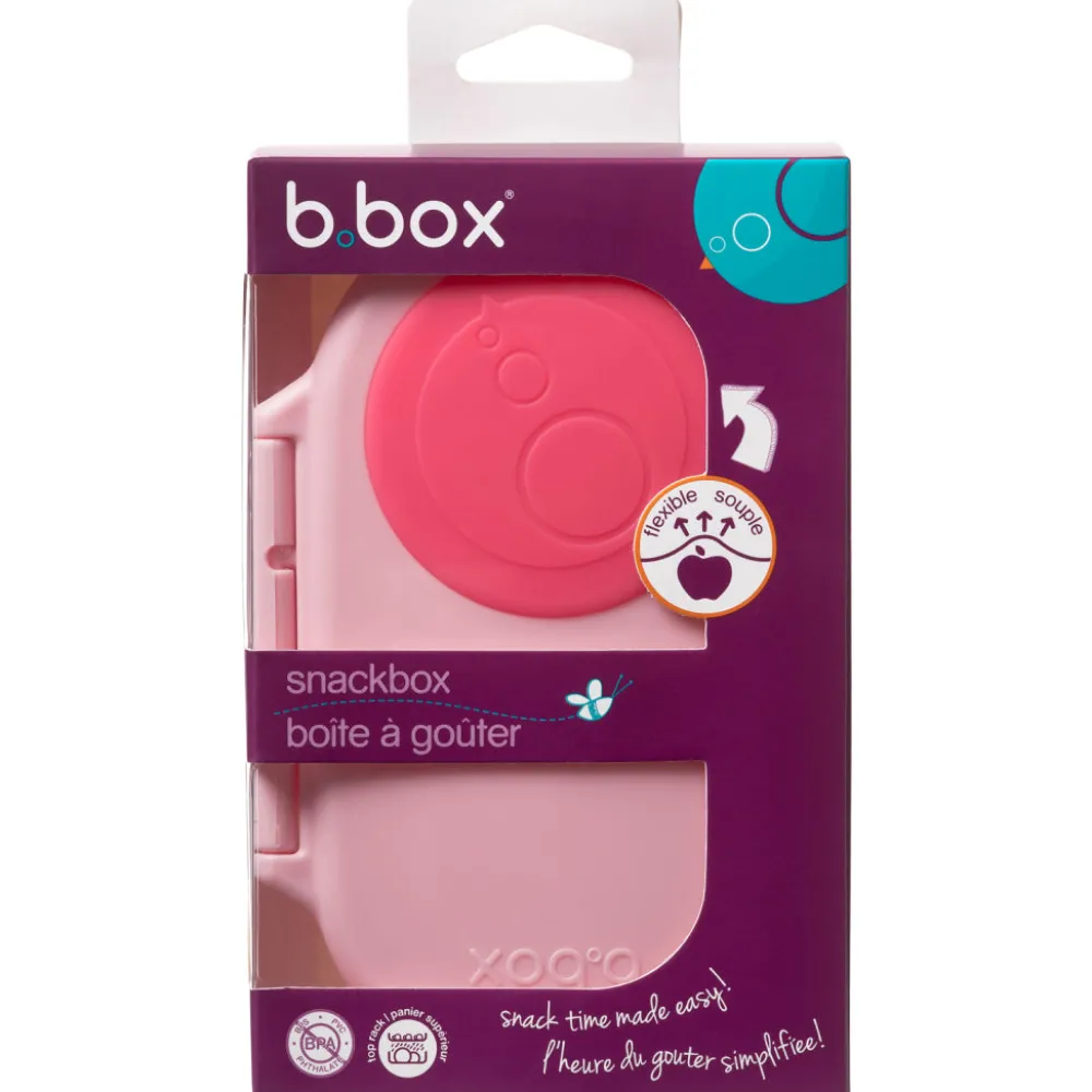 b.box Cajita snack Flamingo Fizz ·* Cajas De Almuerzo Infantil·Sin Compartimentos