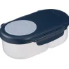 b.box Cajita snack Midnight ·* Cajas De Almuerzo Infantil·Sin Compartimentos