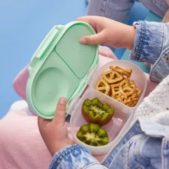 b.box Cajita snack Spearmint ·* Cajas De Almuerzo Infantil·Sin Compartimentos