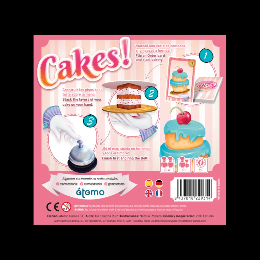 Átomo Games Cakes! · Átomo*Niños Átomo Games|Juegos De Mesa Competitivos