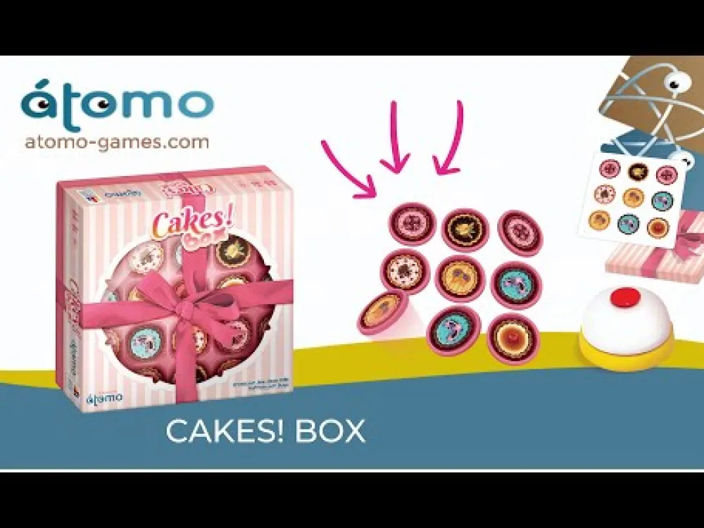Átomo Games Cakes! Box · Átomo*Niños Átomo Games|Juegos De Mesa Competitivos