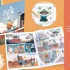 Djeco Calcomanía Comic Sailor & Gipsy ·*Niños Kit De Manualidades
