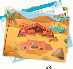 Djeco Calcomanía La fiesta ya está aquí ·*Niños Kit De Manualidades