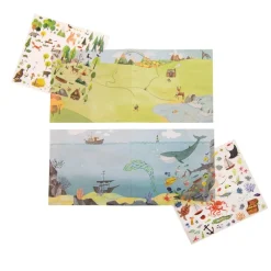 Moulin Roty Calcomanías El Explorador ·*Niños Kit De Manualidades
