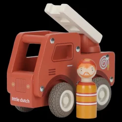 Little Dutch Camión de Bomberos FSC ·*Niños Coches De Madera De Juguete Para Bebés|Coches De Juguete Para Bebés