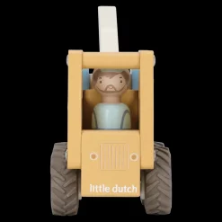 Little Dutch Camión Grúa FSC ·*Niños Coches De Madera De Juguete Para Bebés|Coches De Juguete Para Bebés