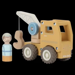 Little Dutch Camión Grúa FSC ·*Niños Coches De Madera De Juguete Para Bebés|Coches De Juguete Para Bebés