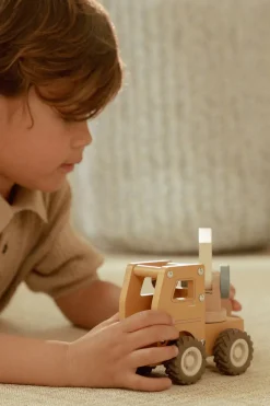 Little Dutch Camión Grúa FSC ·*Niños Coches De Madera De Juguete Para Bebés|Coches De Juguete Para Bebés