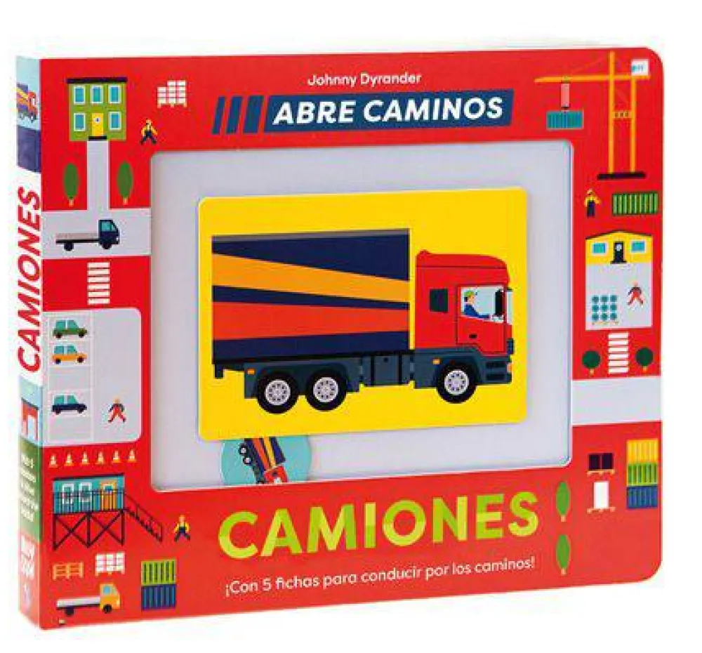 Combel Camiones. Abre caminos* Libros Manipulativos|Libros De Cartoné