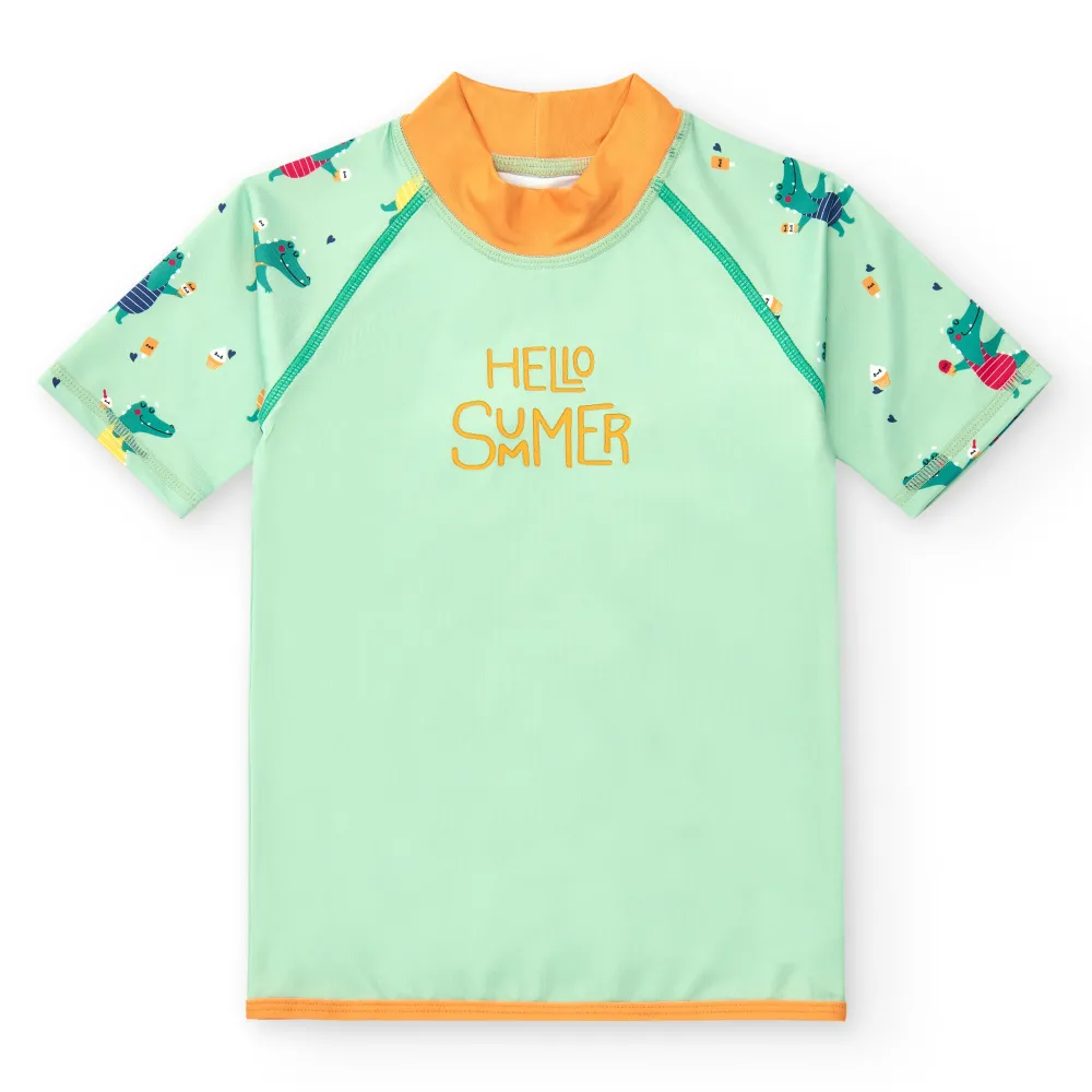 BTBOX Camiseta Manga Corta · Cocodrilos* Camisetas De Bebé Con Protección Solar