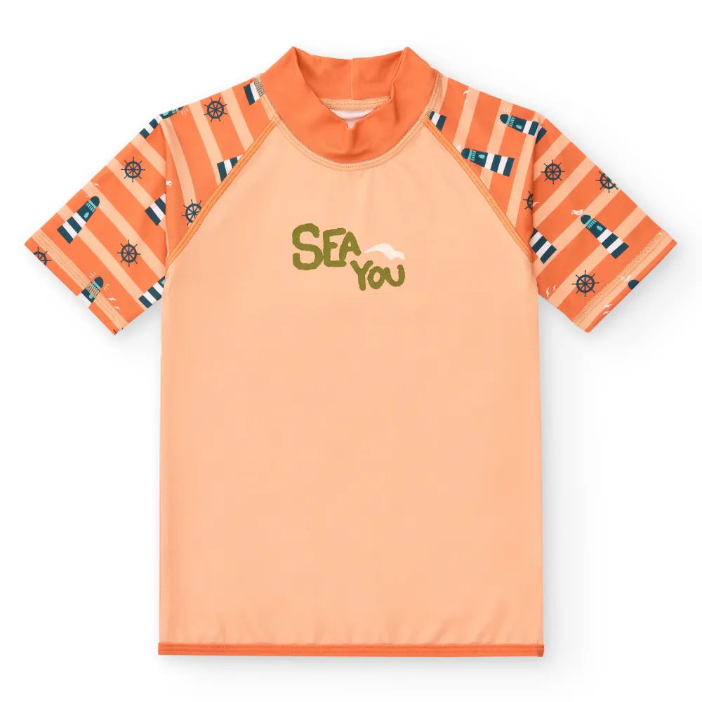 BTBOX Camiseta Manga Corta · Faro* Camisetas De Bebé Con Protección Solar