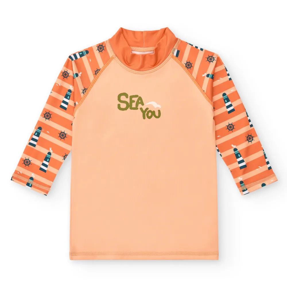 BTBOX Camiseta Manga Larga · Faro* Camisetas De Bebé Con Protección Solar