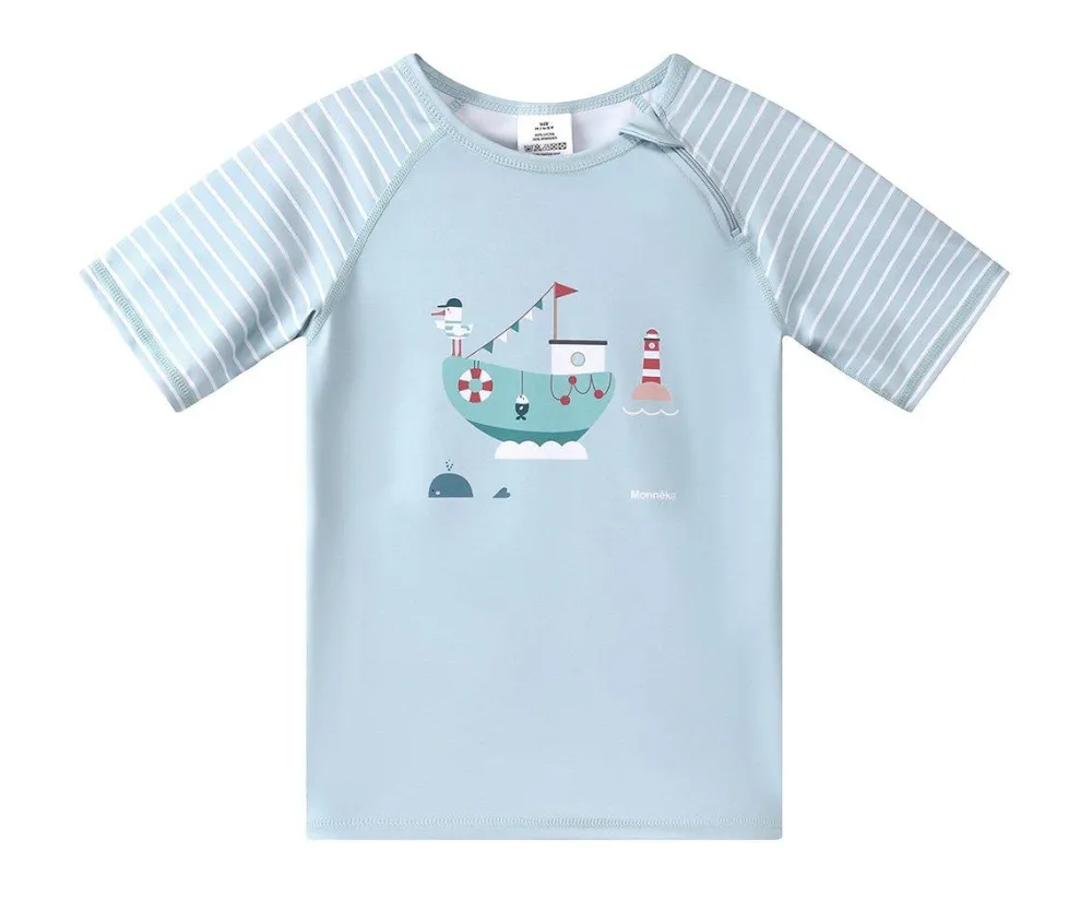 Monnëka Camiseta Protección Solar · Fishing boat* Camisetas De Bebé Con Protección Solar