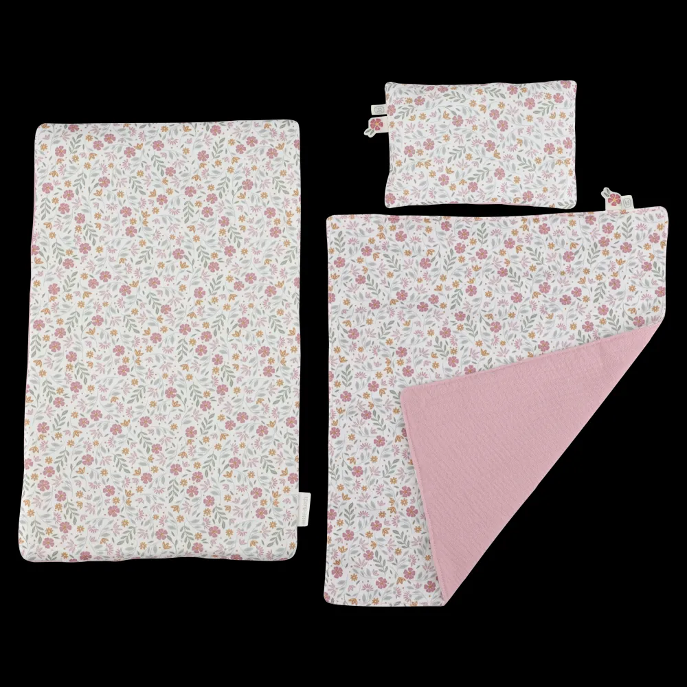 Little Dutch Camita Cuna con textil FSC ·*Niños Accesorios Para Muñecas Bebé|Muñecos Bebés