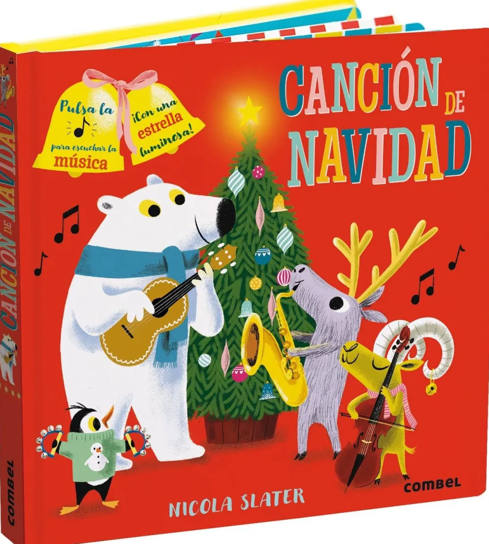 Combel Canción de Navidad*Niños Libros De Navidad Para Niños|Álbumes Ilustrados Infantiles