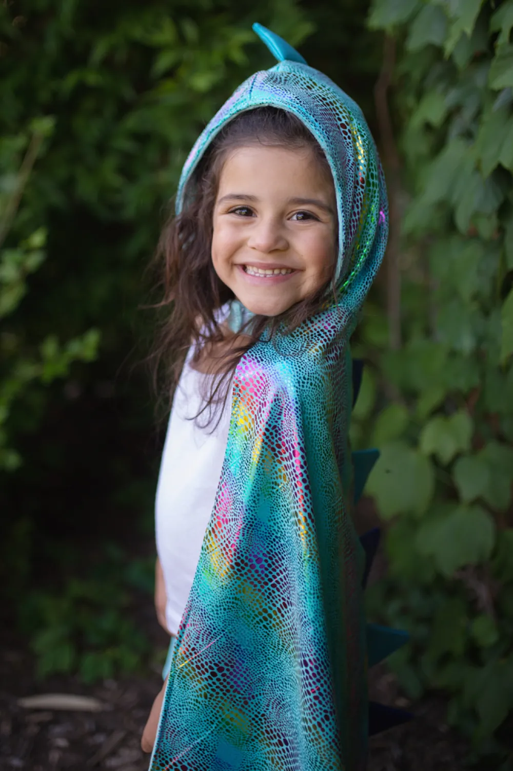 Great Pretenders Capa Reversible Dragon y Unicornio Blue · 5-6 años*Niños Disfraces Infantiles