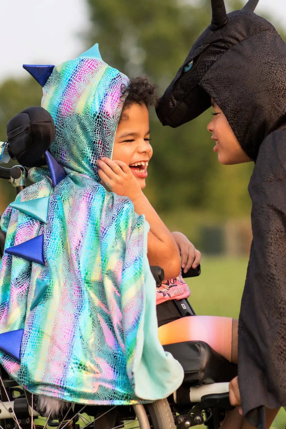 Great Pretenders Capa Reversible Dragon y Unicornio Blue · 5-6 años*Niños Disfraces Infantiles
