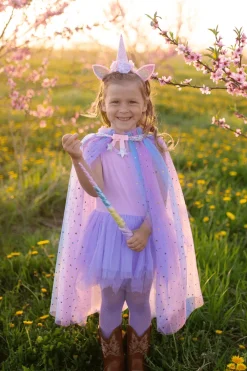 Great Pretenders Capa y diadema Unicornio Arcoiris · 4-6 años*Niños Disfraces Infantiles