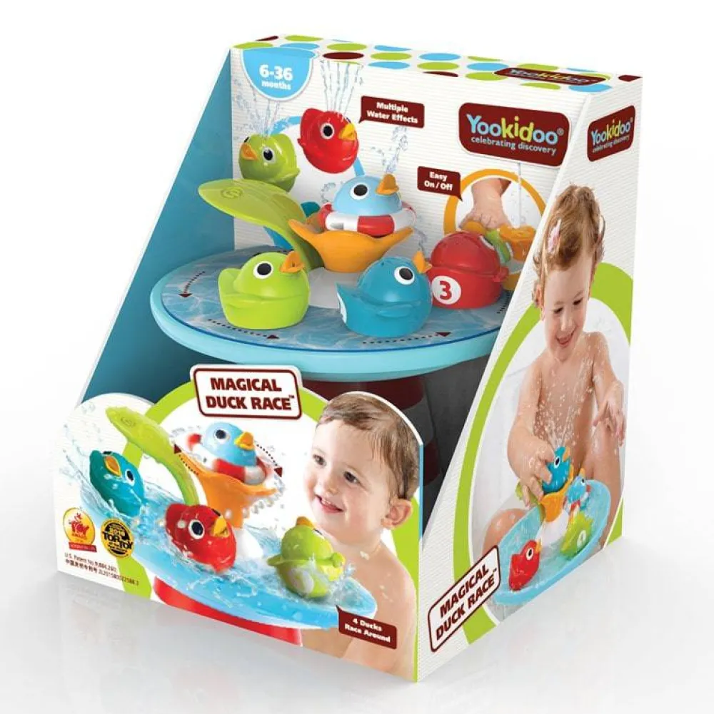 Yookidoo Carrera Mágica de Patos ·*Niños Juguetes De Baño