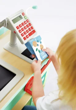 Hape Carrito de la Compra Little Shopper ·*Niños Cocinas De Madera Y Accesorios Juguete|Juguetes Waldorf