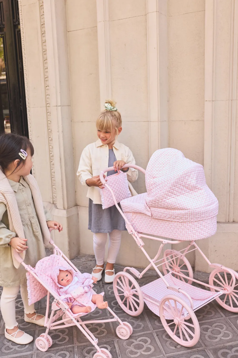 Monnëka Carrito para Muñecas Vichy · Monneka*Niños Accesorios Para Muñecas Bebé|Muñecos Bebés