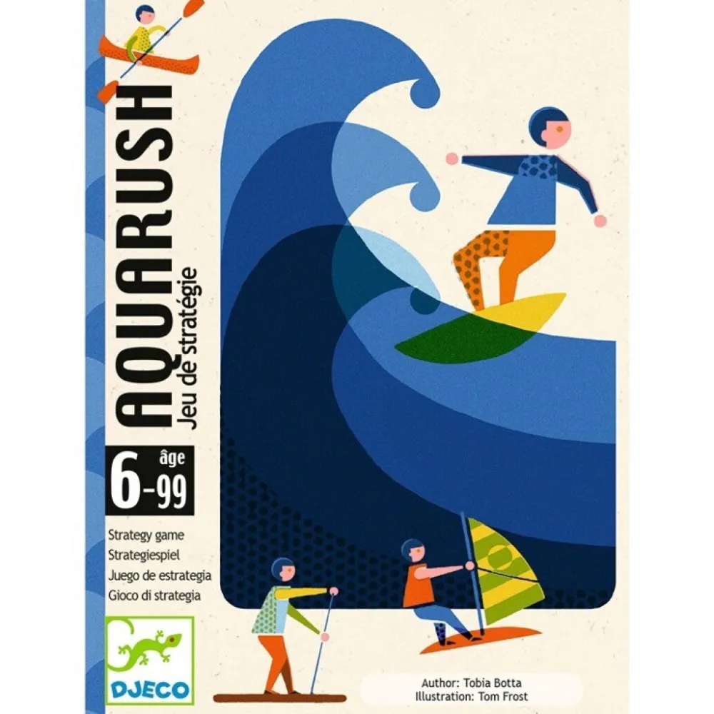 Djeco Cartas Aquarush ·*Niños Djeco|Juegos De Mesa De Viaje
