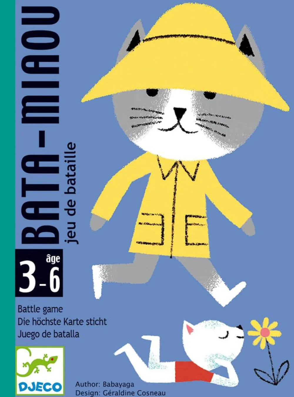 Djeco Cartas Bata-Miaou ·*Niños Djeco|Juegos De Mesa De Viaje