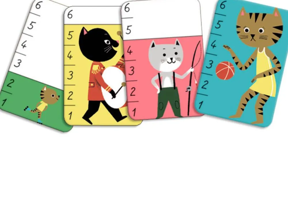 Djeco Cartas Bata-Miaou ·*Niños Djeco|Juegos De Mesa De Viaje