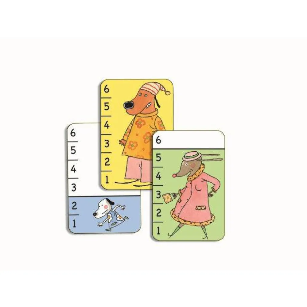 Djeco Cartas Bata-Waf ·*Niños Djeco|Juegos De Mesa De Viaje