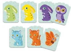 Djeco Cartas Little Match ·*Niños Djeco|Juegos De Mesa De Viaje