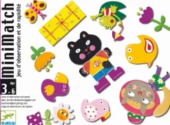 Djeco Cartas MiniMatch ·*Niños Djeco|Juegos De Mesa De Viaje