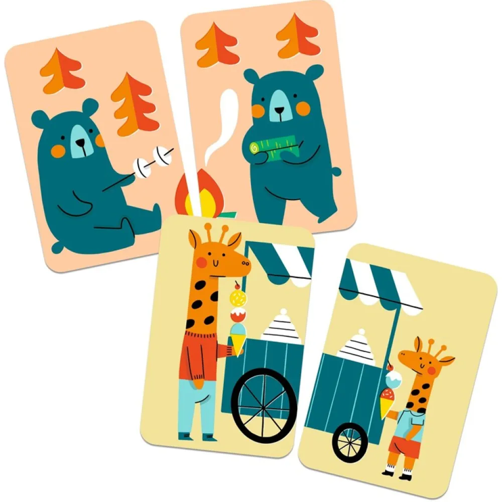 Djeco Cartas Misti'Loup ·*Niños Djeco|Juegos De Mesa De Viaje