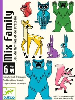 Djeco Cartas Mix Family ·*Niños Djeco|Juegos De Mesa De Viaje