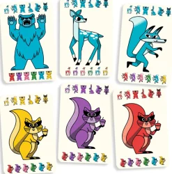 Djeco Cartas Mix Family ·*Niños Djeco|Juegos De Mesa De Viaje