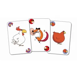 Djeco Cartas Piou Piou ·*Niños Djeco|Juegos De Mesa De Viaje