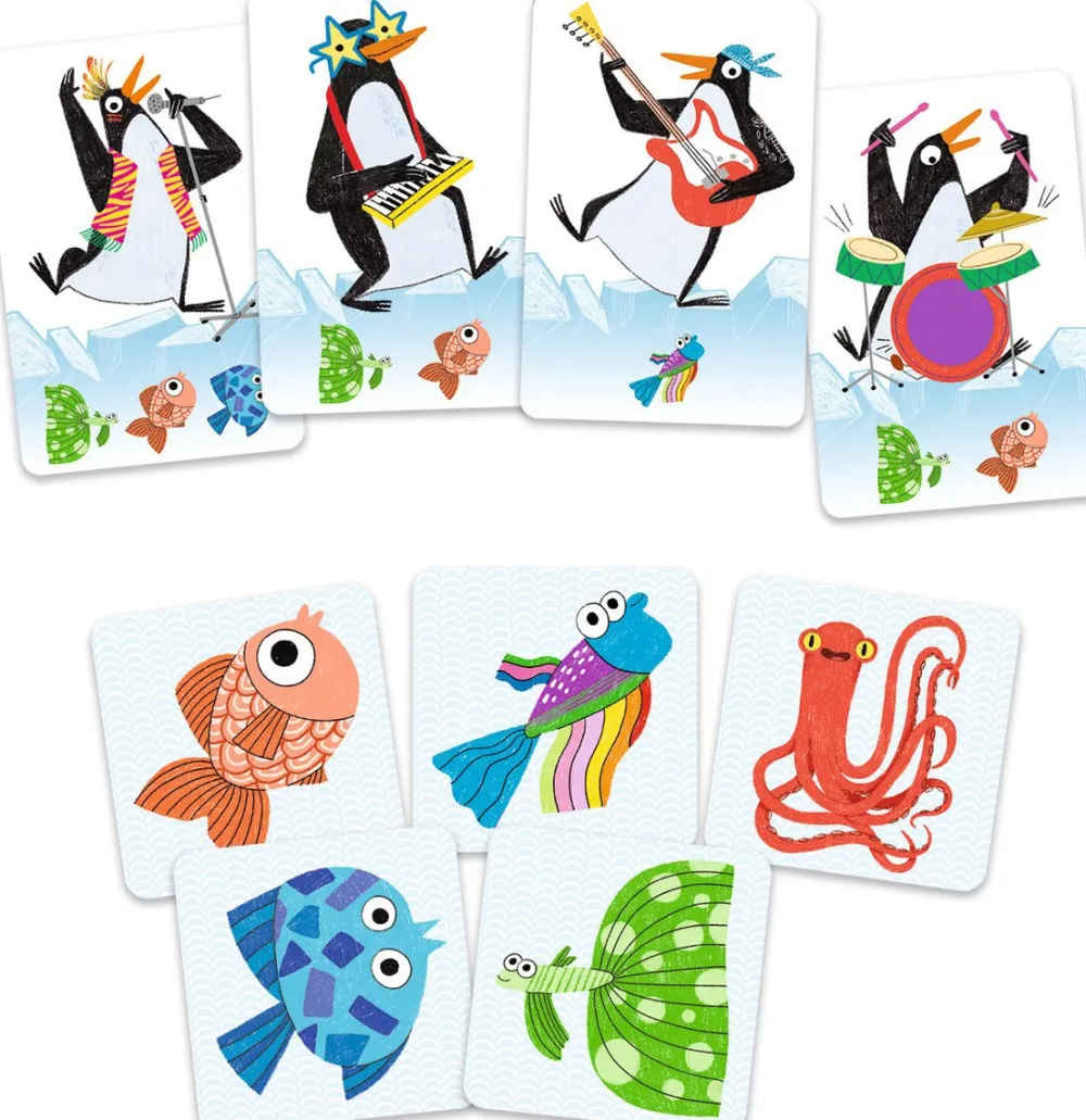 Djeco Cartas Rock Band ·*Niños Djeco|Juegos De Mesa De Viaje