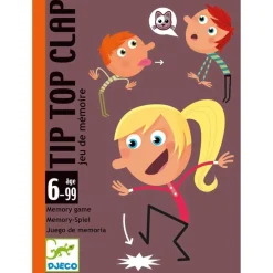 Djeco Cartas Tip Top Clap ·*Niños Djeco|Juegos De Mesa De Viaje