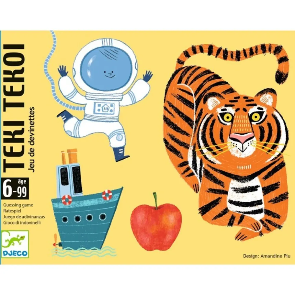 Djeco Cartas Téki-Tékoi ·*Niños Djeco|Juegos De Mesa De Viaje