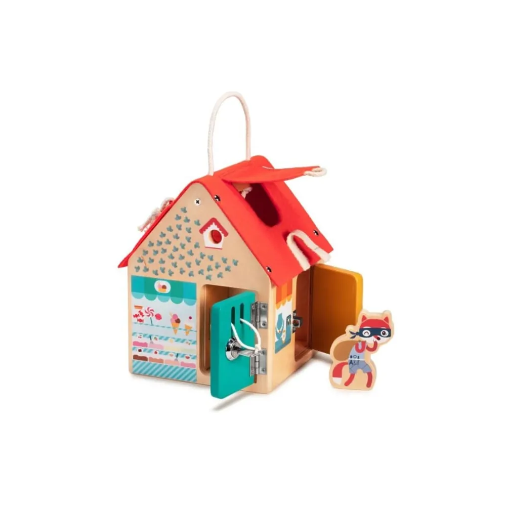 Lilliputiens Casa de Aprendizaje de Cierres*Niños Juguetes Waldorf|Juguetes Montessori