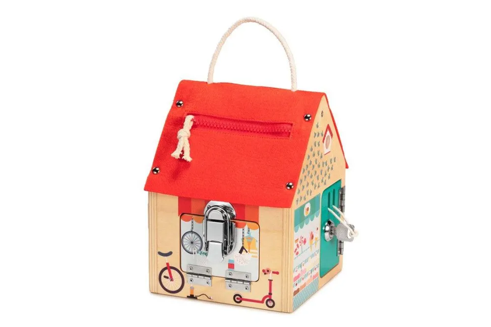 Lilliputiens Casa de Aprendizaje de Cierres*Niños Juguetes Waldorf|Juguetes Montessori