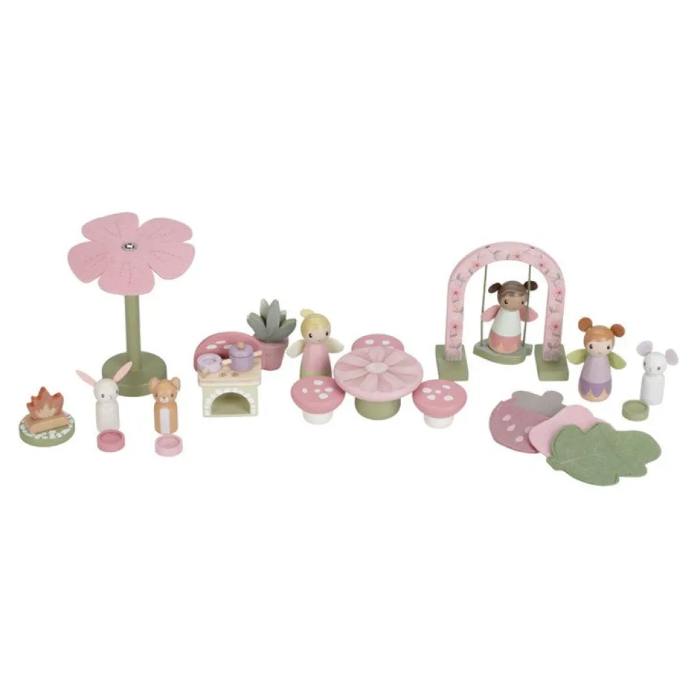 Little Dutch Casa de Muñecas FSC Fairy Garden ·*Niños Casas De Muñecas|Juguetes Waldorf