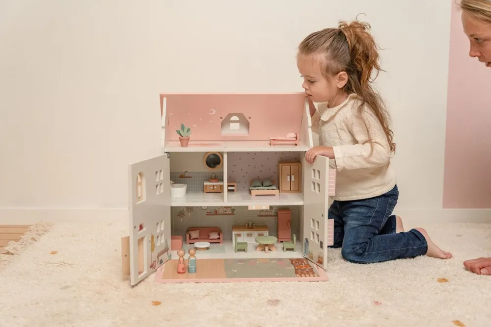 Little Dutch Casa de Muñecas Madera FSC ·*Niños Casas De Muñecas|Juguetes Waldorf