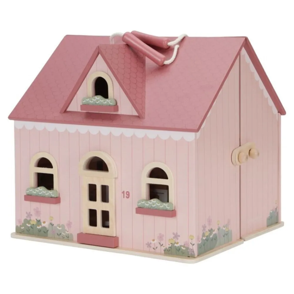 Little Dutch Casa de Muñecas Madera Portátil ·*Niños Casas De Muñecas|Juguetes Waldorf