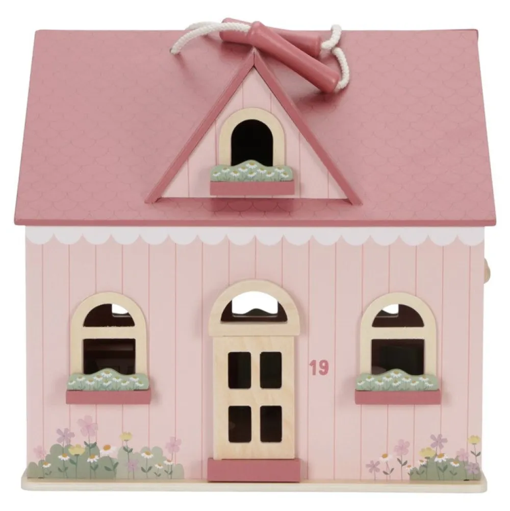 Little Dutch Casa de Muñecas Madera Portátil ·*Niños Casas De Muñecas|Juguetes Waldorf