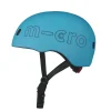 Micro Casco Azul Océano Luz Led - Talla M*Niños Cascos De Bici Para Niños Y Niñas|Patinetes Infantiles