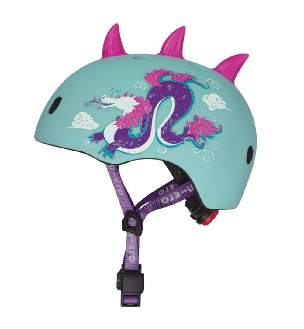 Micro Casco Dragón 3D*Niños Cascos De Bici Para Niños Y Niñas|Patinetes Infantiles